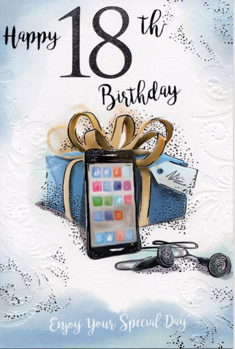 Picture of HAPPY 18TH BIRTHDAY ENJOY CARD